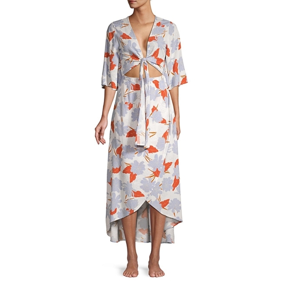 NWT L*SPACE Kellen Cutout Maxi Dress in Paloma Floral ✨HOST PICK ✨ - Picture 3 of 17